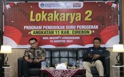 Kegiatan Lokakarya Guru Penggerak se-Kabupaten Cirebon